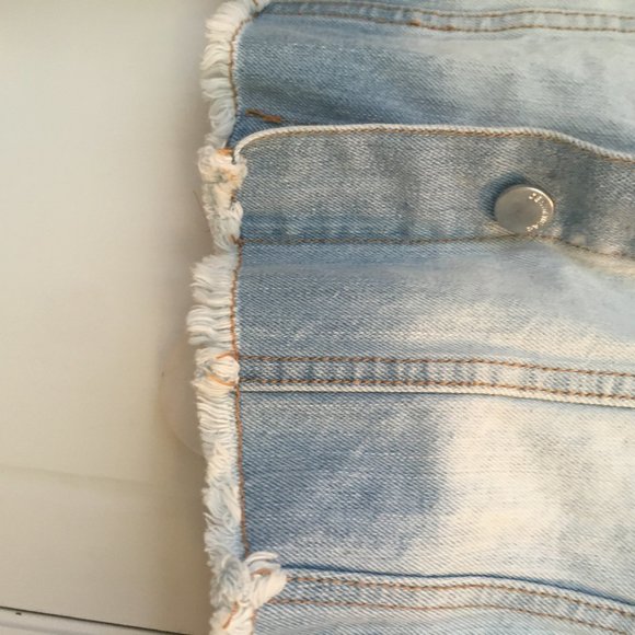 Ashley Vintage Charm Embroidered Denim Jacket M - Picture 4 of 6